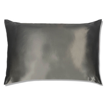 Load image into Gallery viewer, Pure Sol. Charcoal Mulberry Silk Pillowcase for hair and skin
