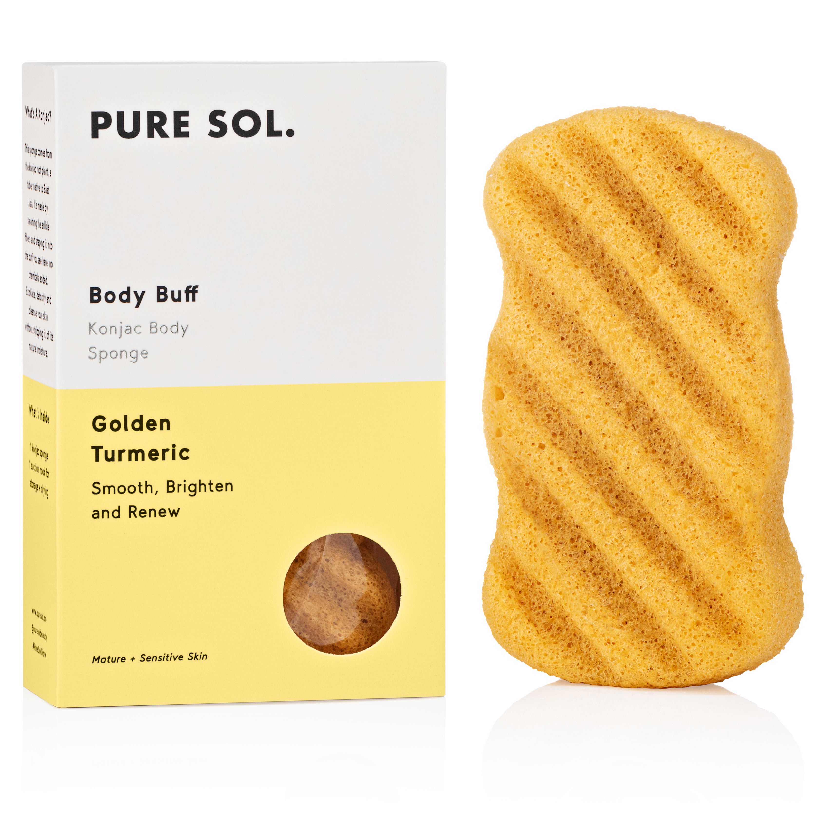 turmeric konjac body sponge