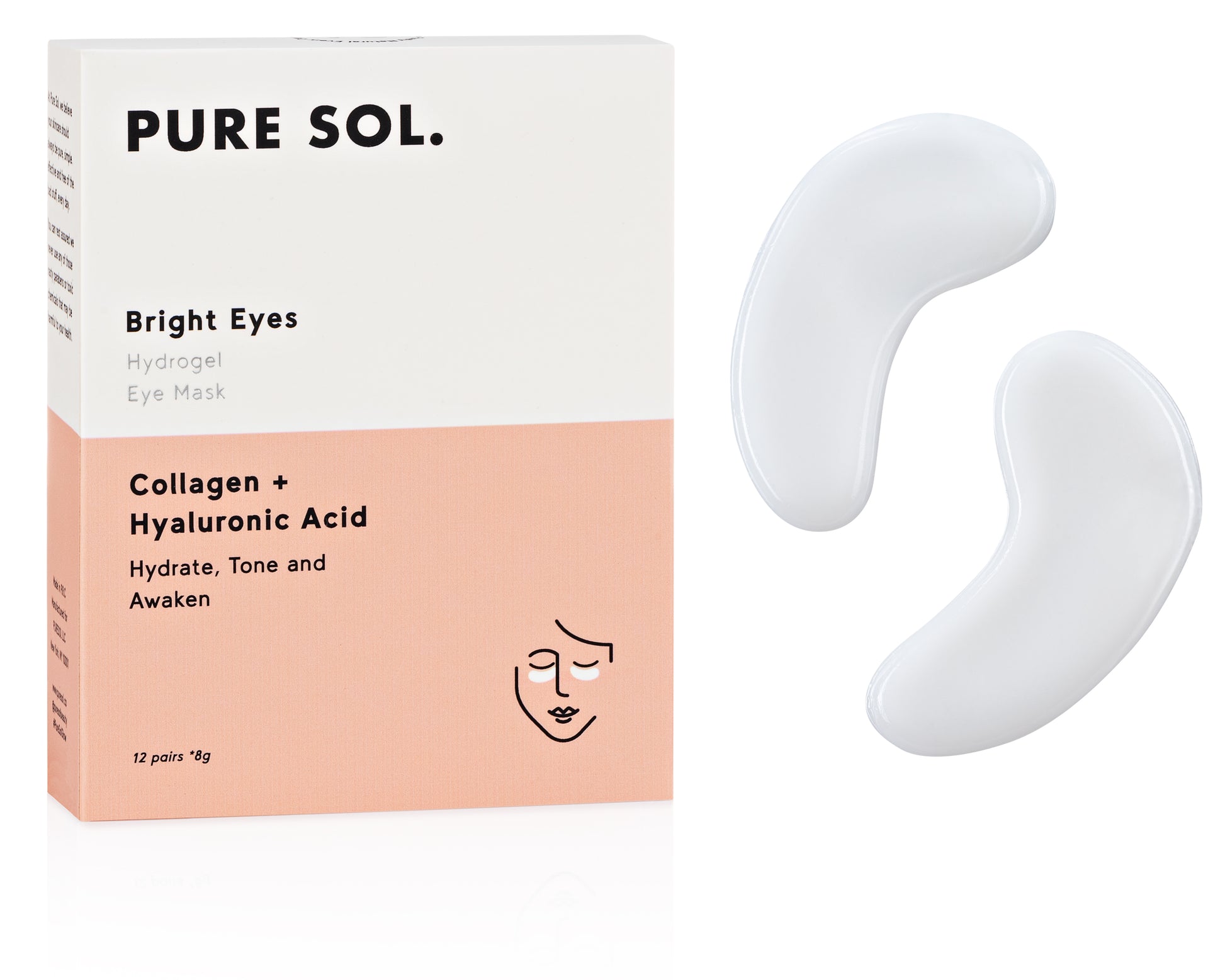 Bright Eyes Hydrogel Eye Mask with collagen and Hyaluronic acid