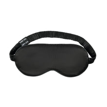 Load image into Gallery viewer, Black Mulberry Silk Sleep Mask