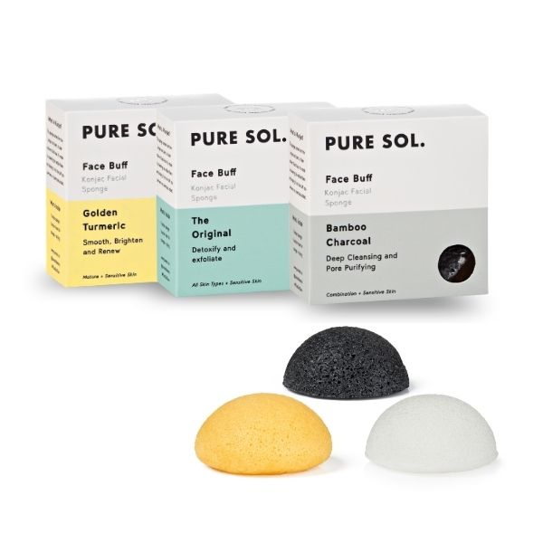 Konjac Facial Sponge Trio