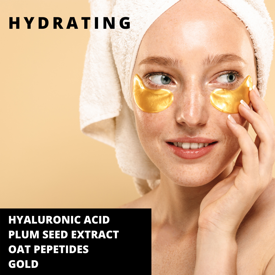 Perk Up Gold Eye Mask for holiday