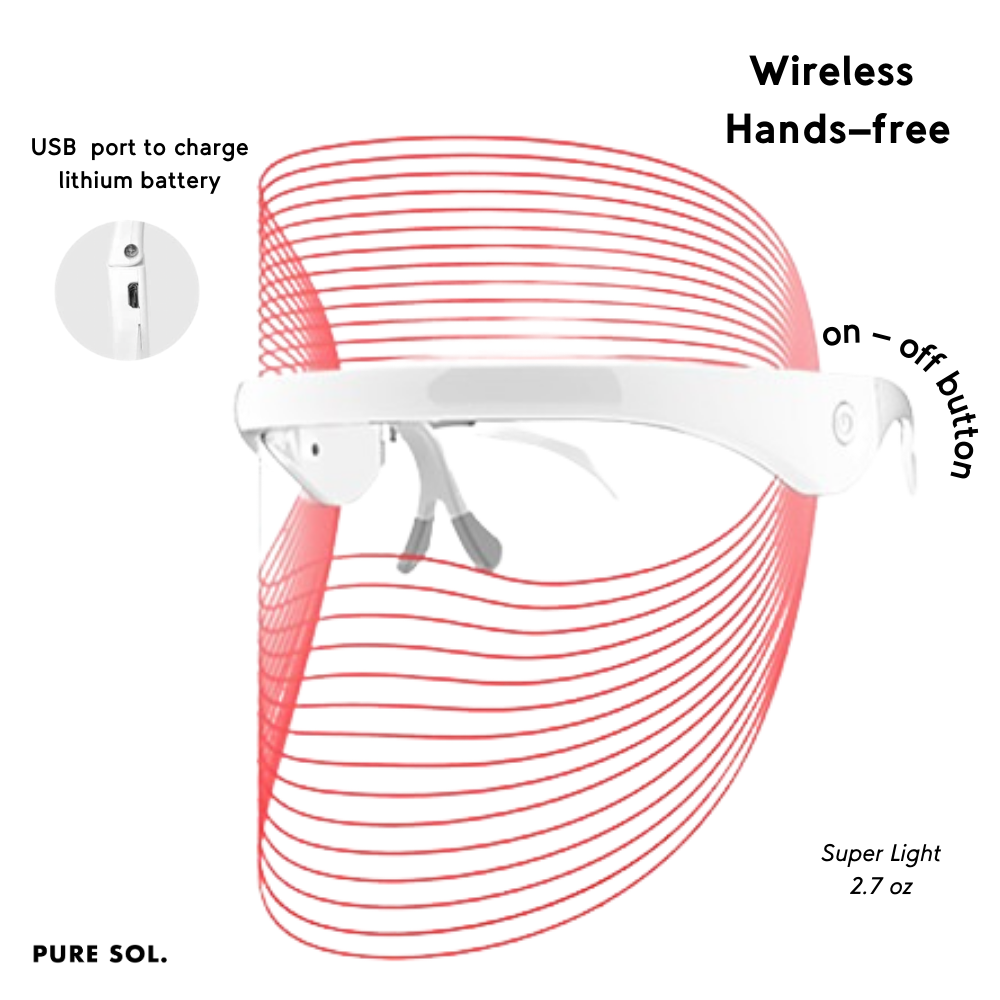 Wireless LED Light Therapy Skin Mask