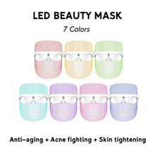 Load image into Gallery viewer, 7 colors LED Light Therapy Skin Mask